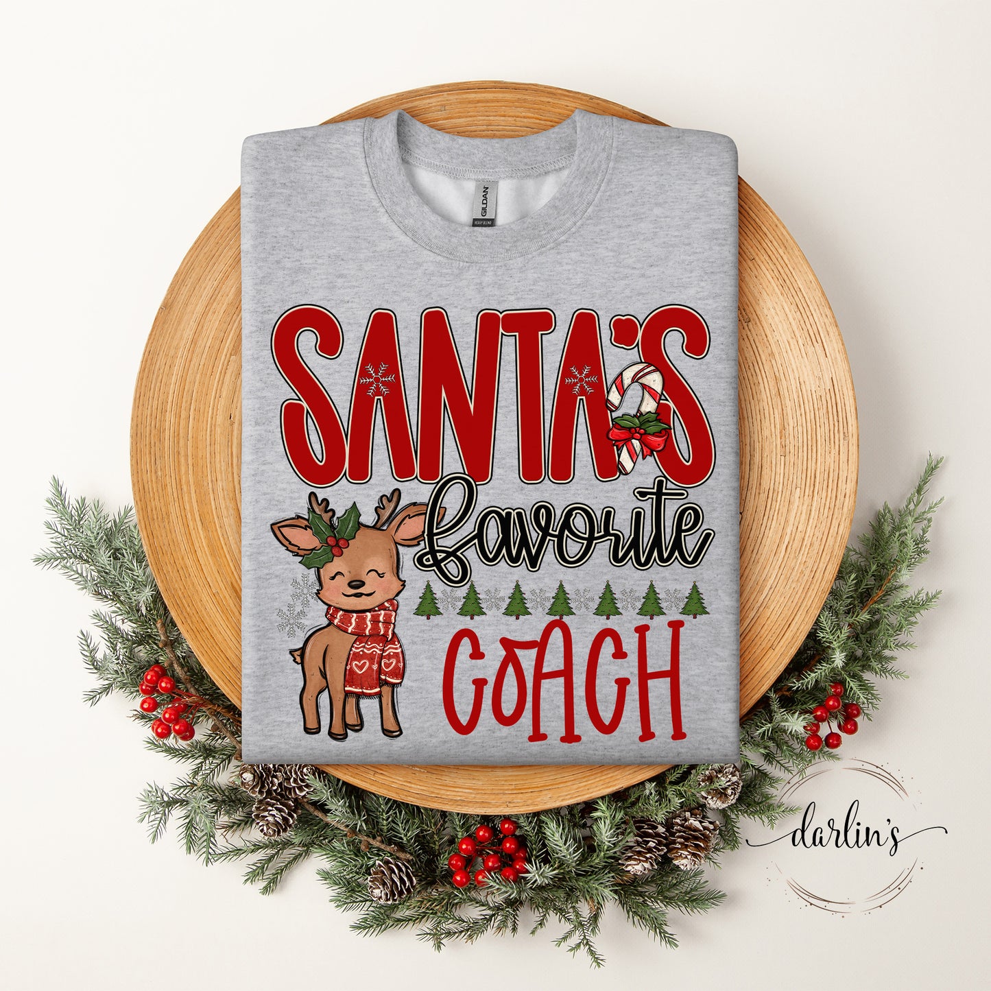 Santa's Favorite OCCUPATIONS Customizable Shirt