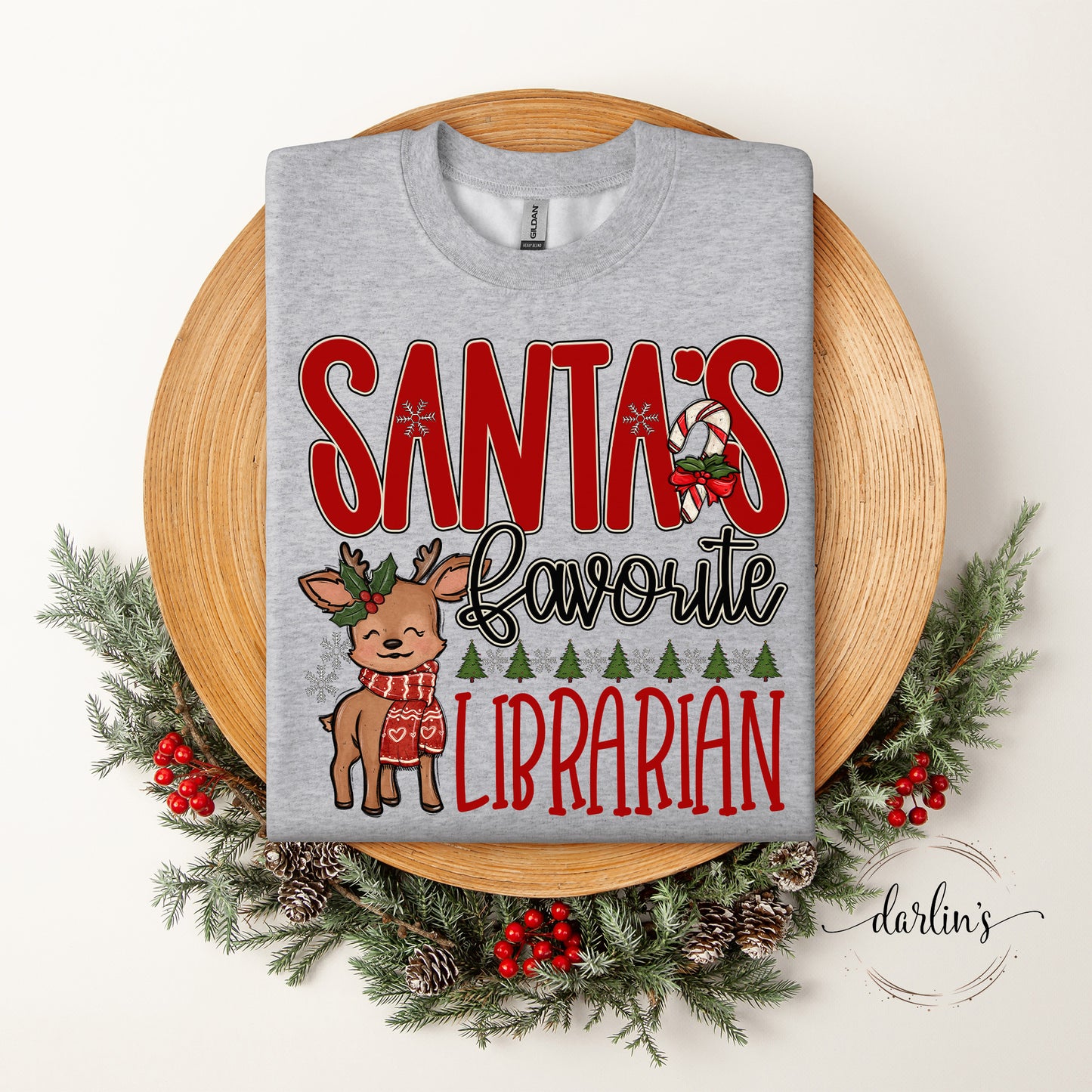 Santa's Favorite OCCUPATIONS Customizable Shirt