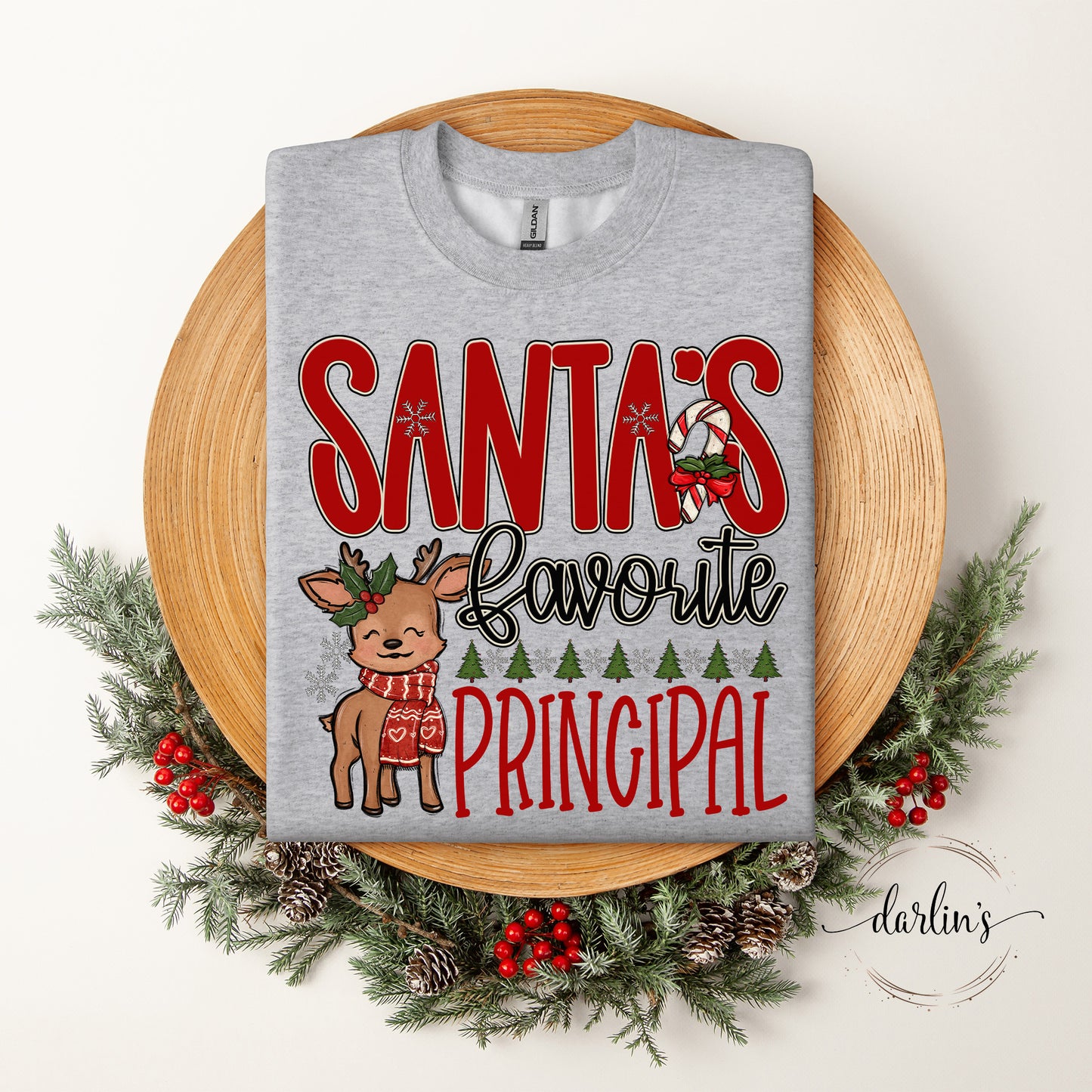 Santa's Favorite OCCUPATIONS Customizable Shirt