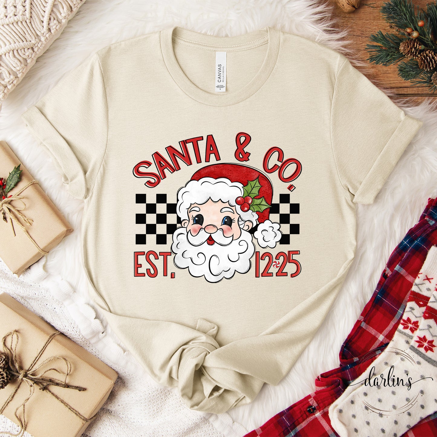 Santa And Co Est 12 25 Shirt