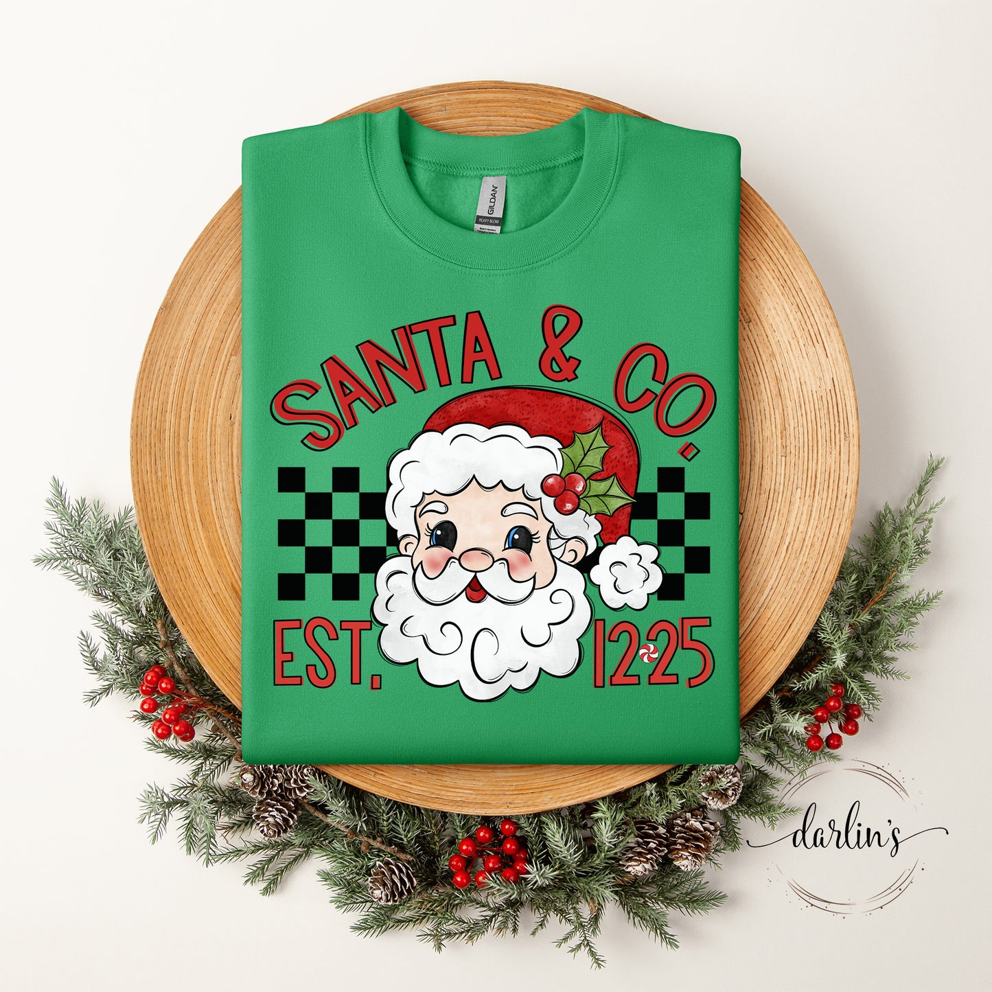 Santa And Co Est 12 25 Shirt