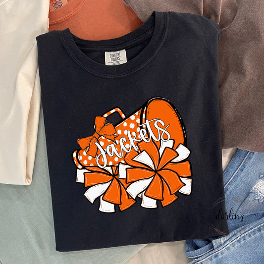 So Sporty Megaphones And Poms - Jackets - Orange