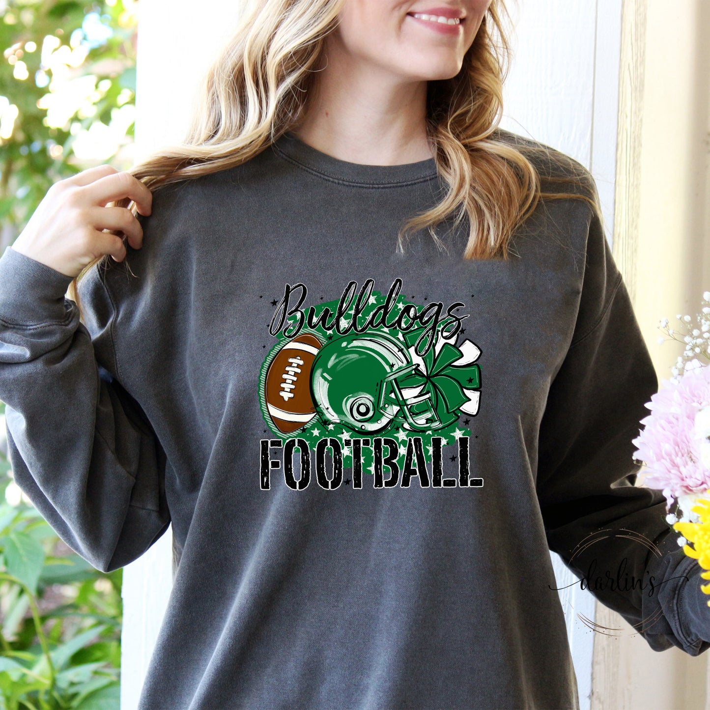 Stars Football - Kelly Green Bulldogs Shirt