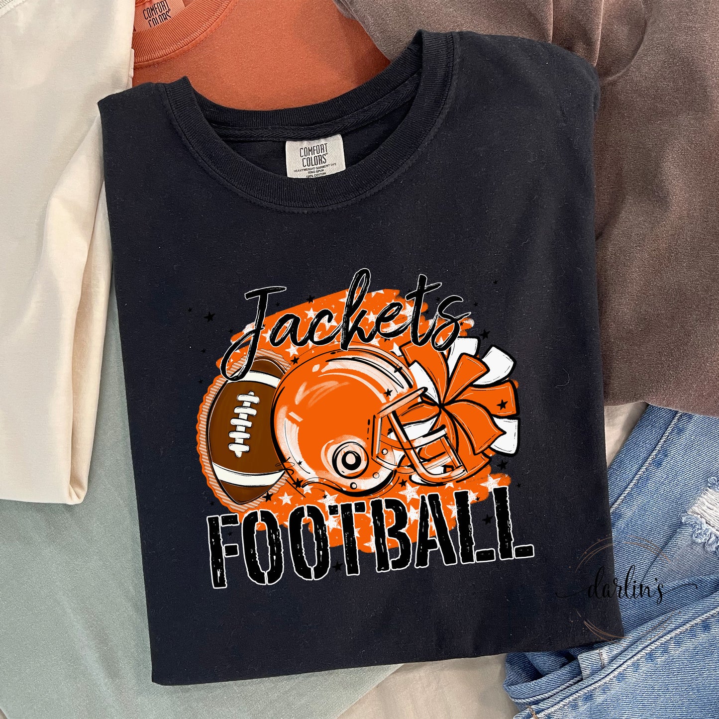 Stars Football - Orange Jackets Shirt
