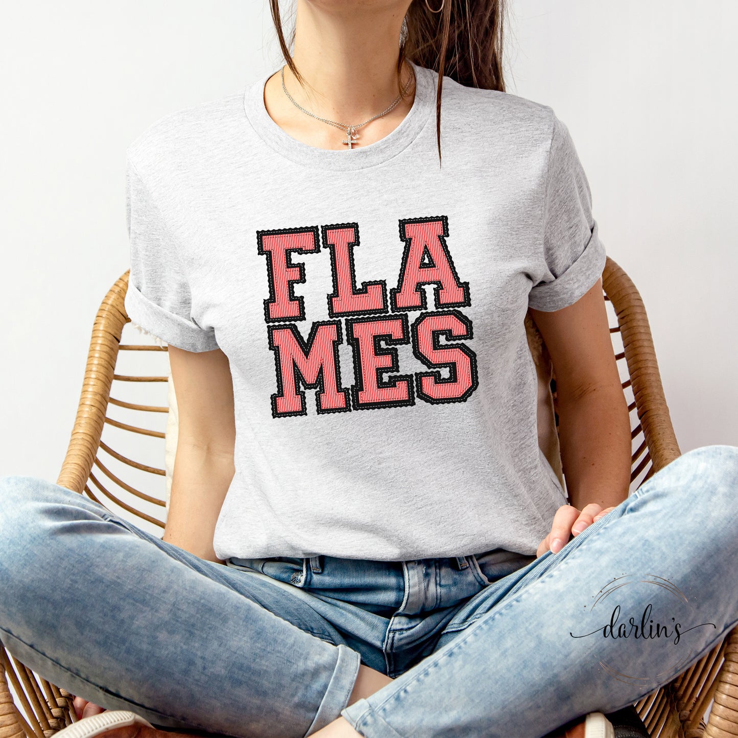 The Prepster Flames Red Black