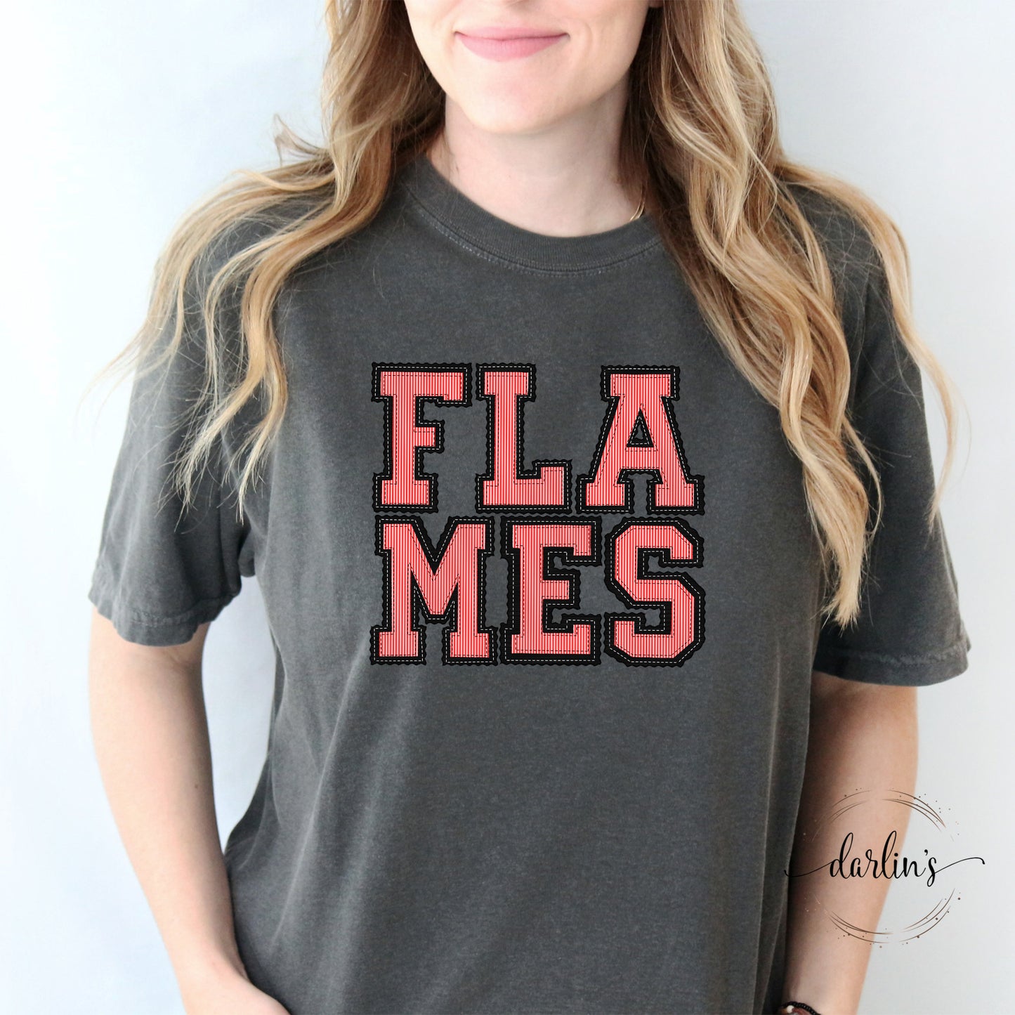 The Prepster Flames Red Black