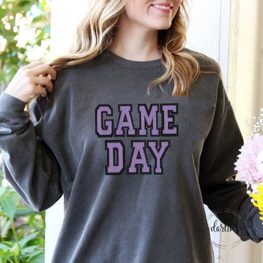 The Prepster Game Day Purple Black