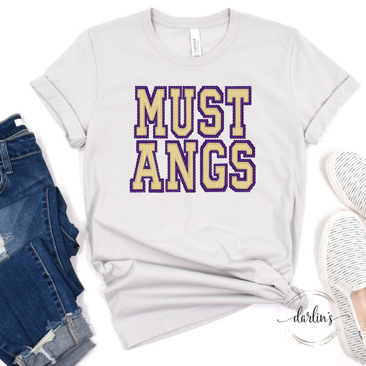 The Prepster Mustangs - Purple Vegas Gold