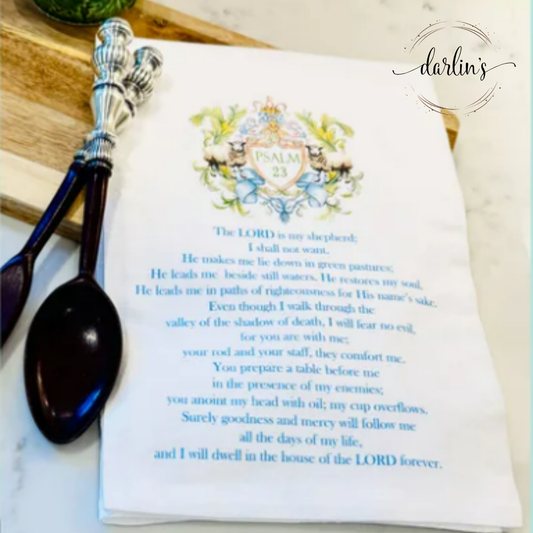 The Lord Is My Shepherd - Kitchen Towel