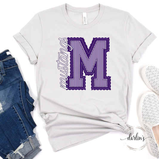 The Prepster - M Mustangs Purple