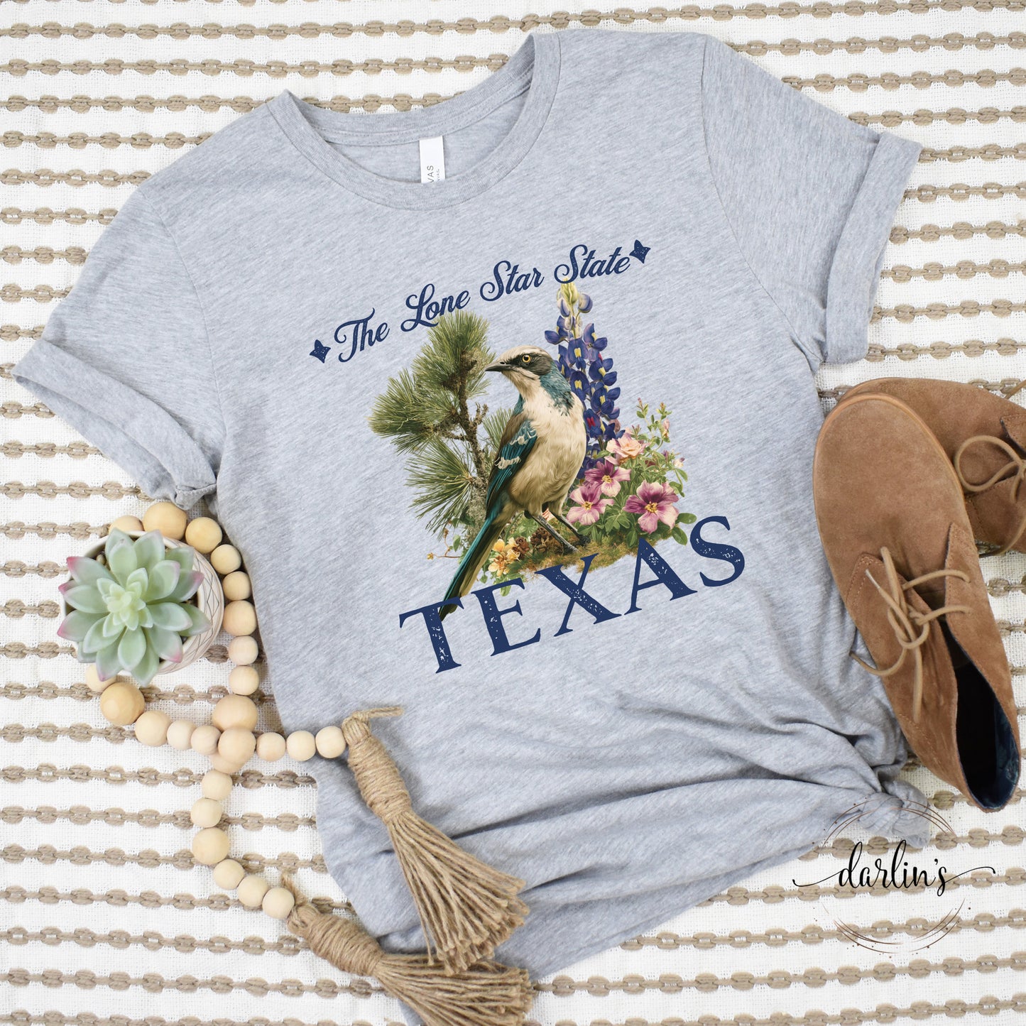 Vintage States Texas Shirt - All 50 States Available