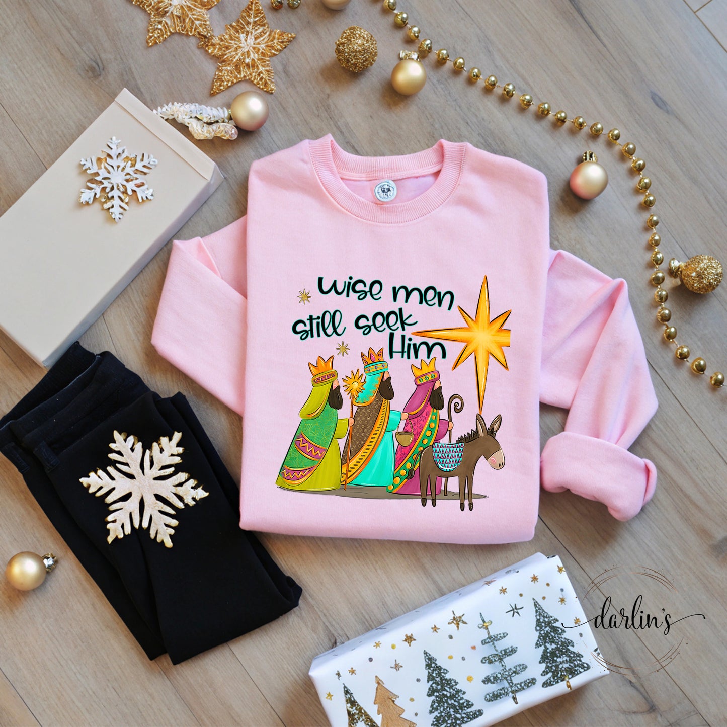 Wise Men Still Seek Him No Glow Stars Shirt