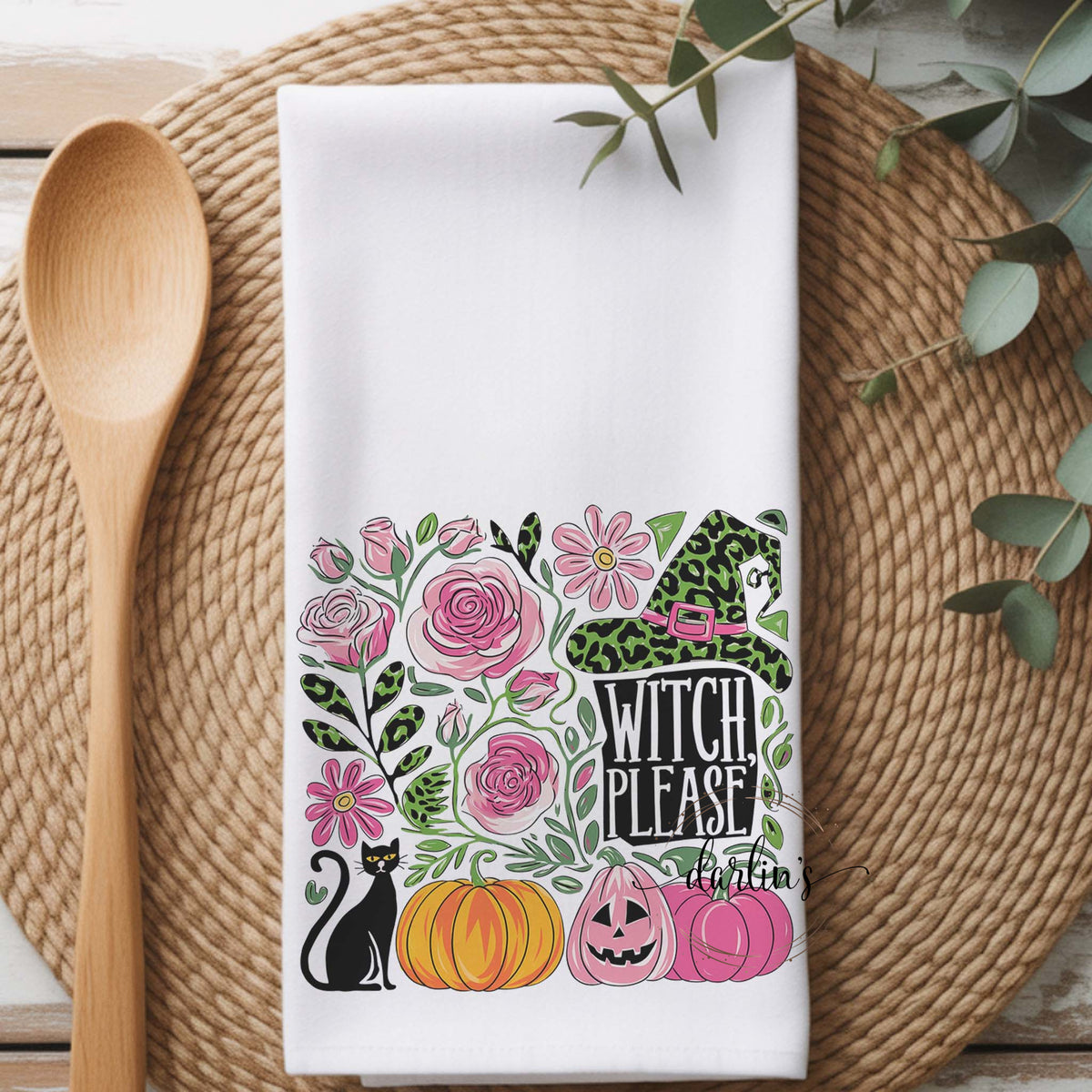 Witch Please Kitchen Towel