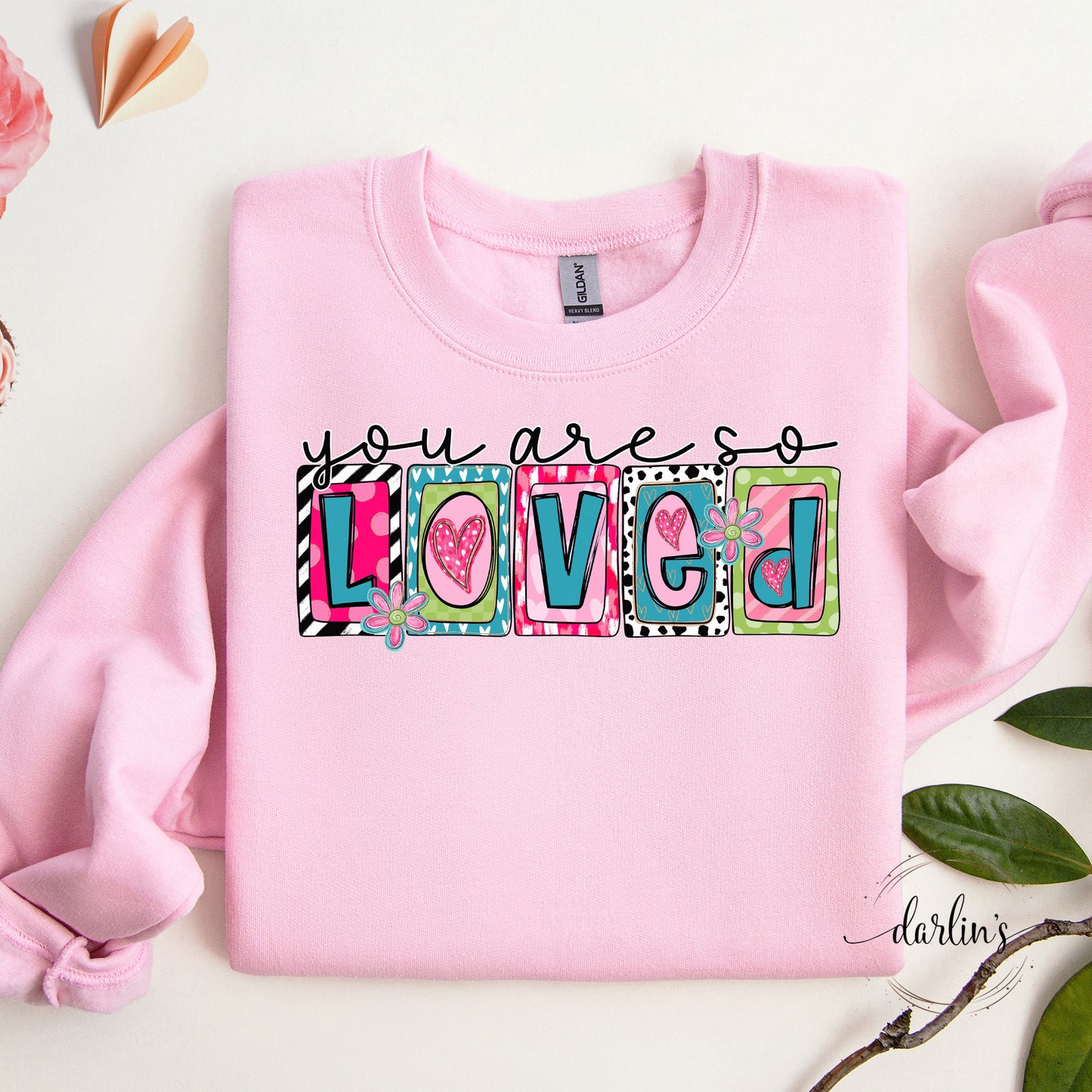 You Are So Loved Boxed Letters Shirt