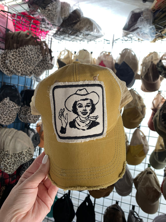 Vintage Cowgirl Hat