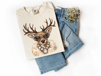 Glam Reindeer Fur Shirt