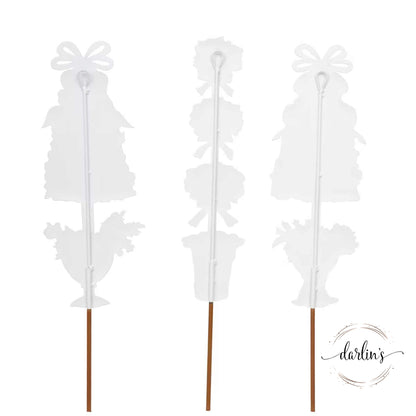 Becks Traditional Pincone Trees Set of 3
