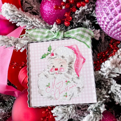 Mini Becks Pink Santa