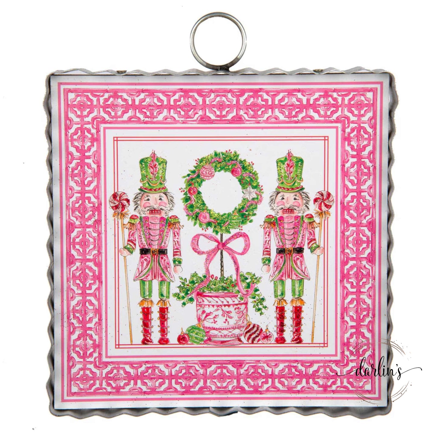 Mini Becks Pink Nutcrackers