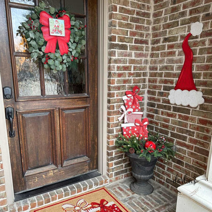 Classic Red And White Gift Topiary