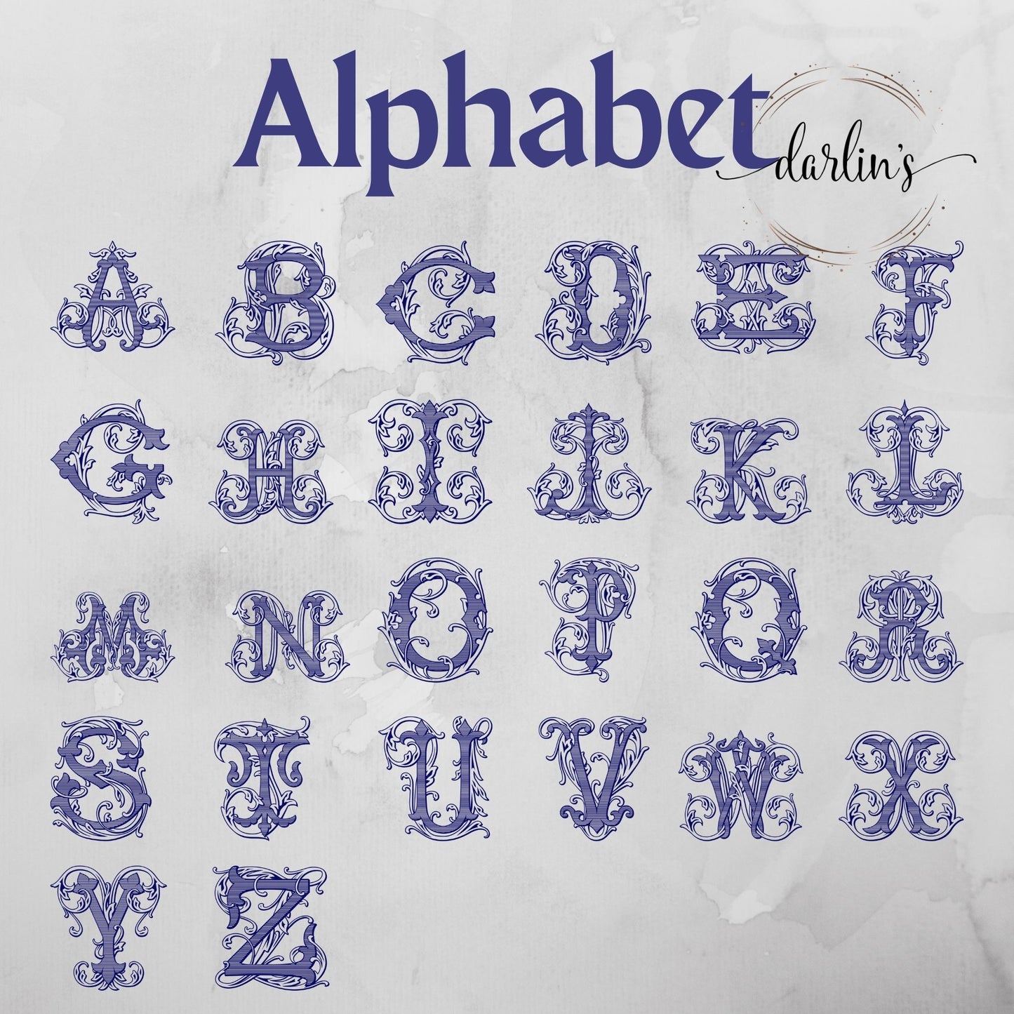 Ice Bucket Clear - Acrylic - Monogram Initial