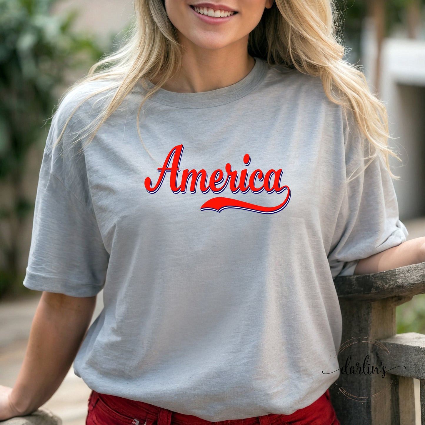 America Red White Blue