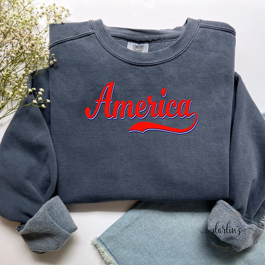 America Red White Blue
