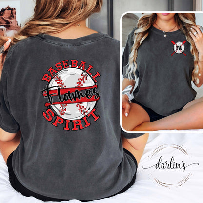 Baseball Spirit FA Flames - Back With Pocket Shirt