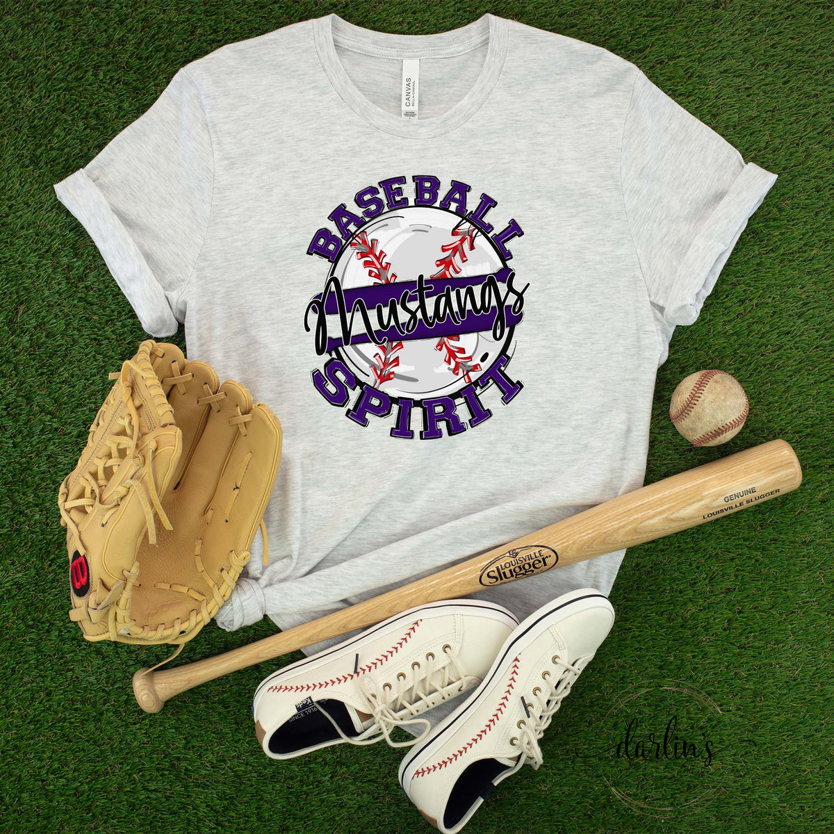 Baseball Spirit Mustangs Shirt