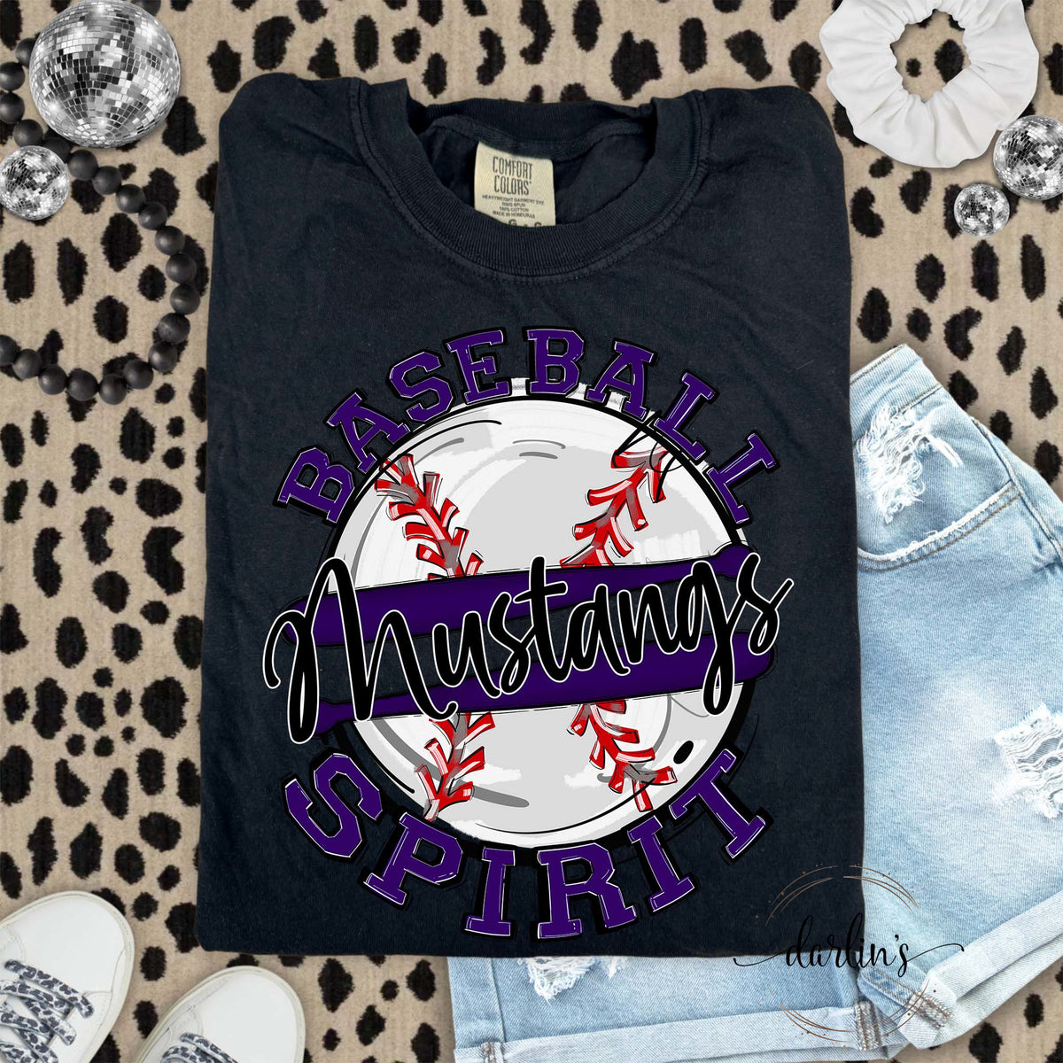 Baseball Spirit Mustangs Shirt