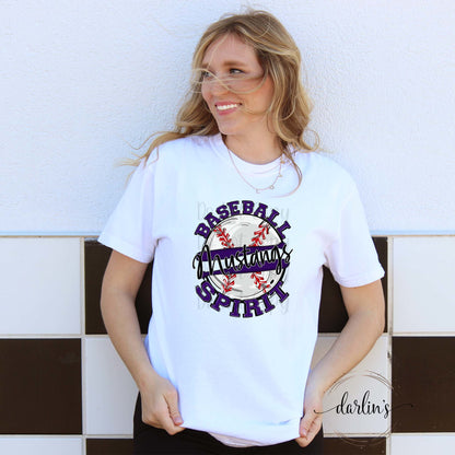 Baseball Spirit Mustangs Shirt