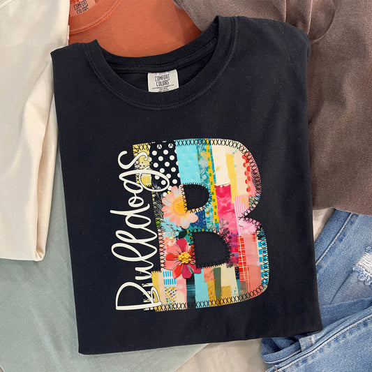 B Bulldogs Applique Shirt