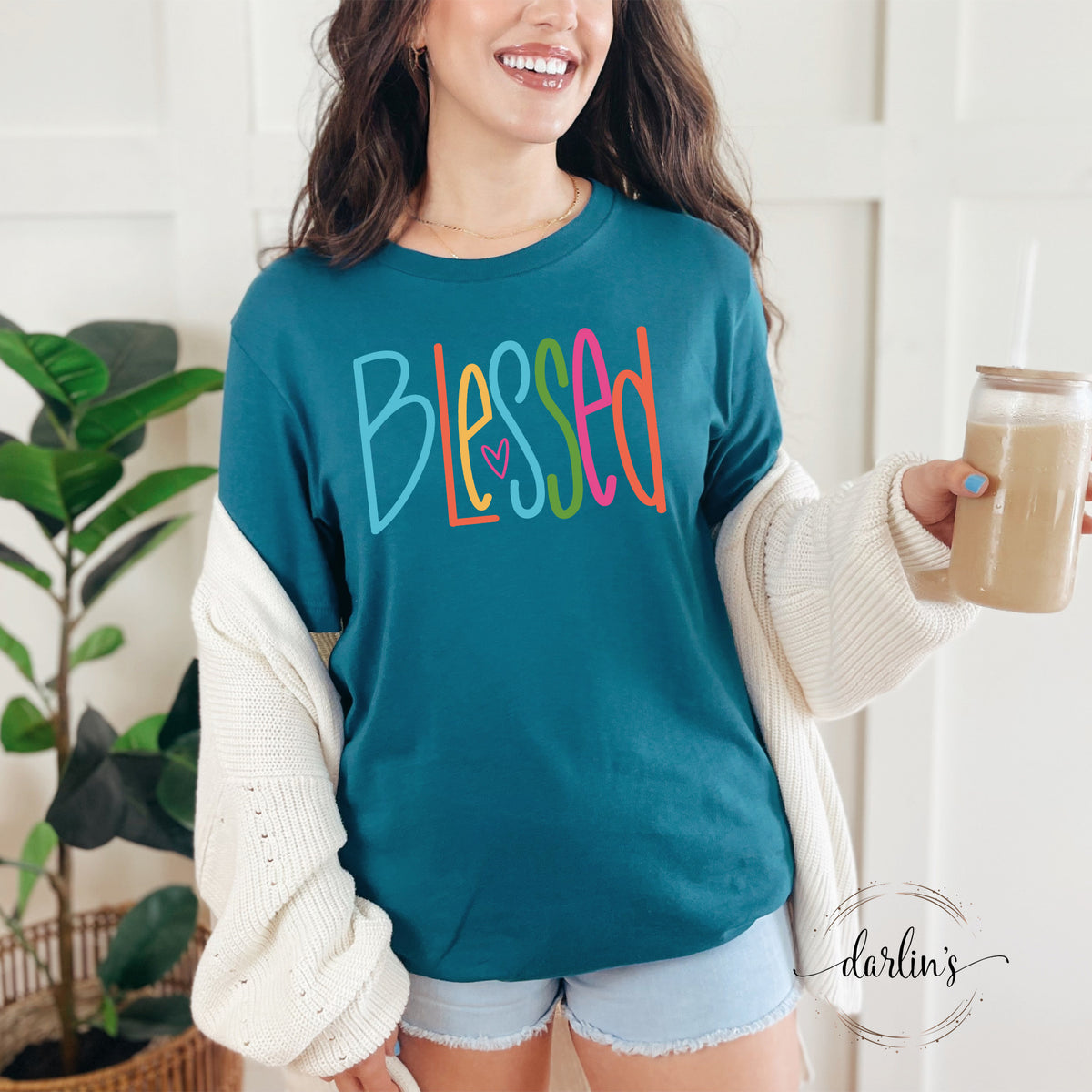Blessed Lettering Shirt