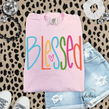 Blessed Lettering Shirt