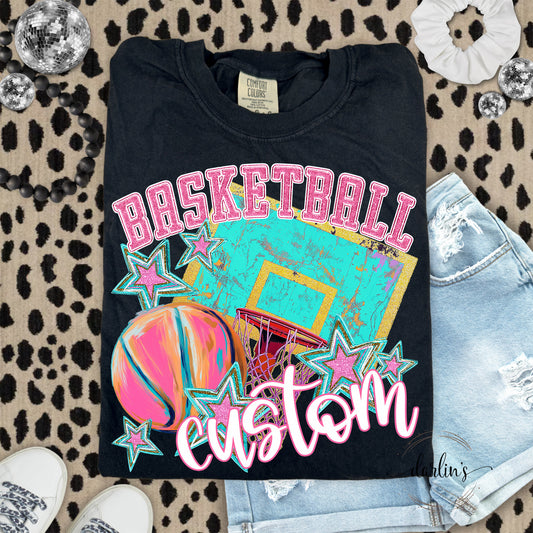 Bright Basketball Custom Shirt