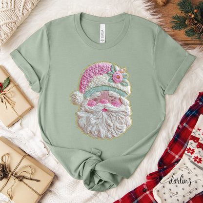French Knot Santa Shirt