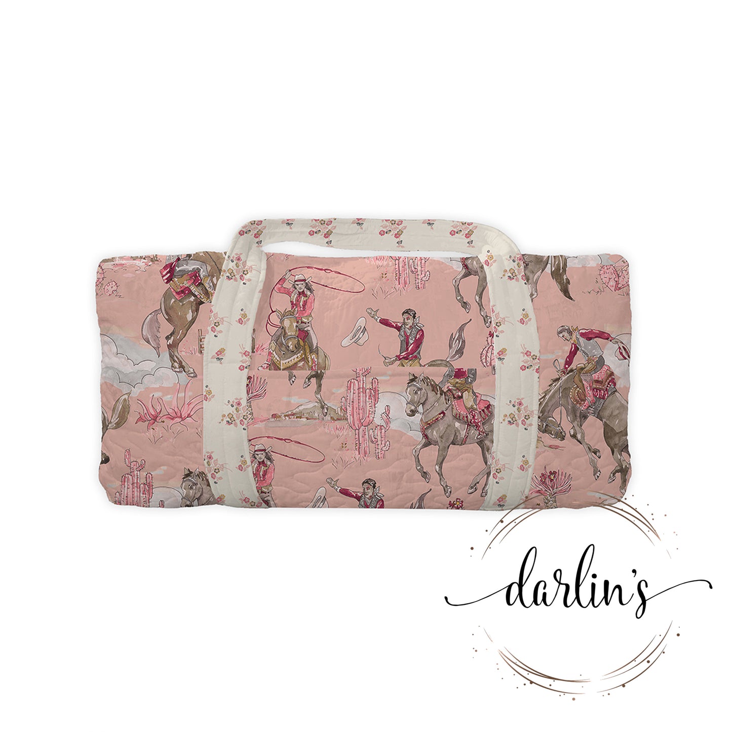 Duffle Bag - Birdie Rose - Monogrammed