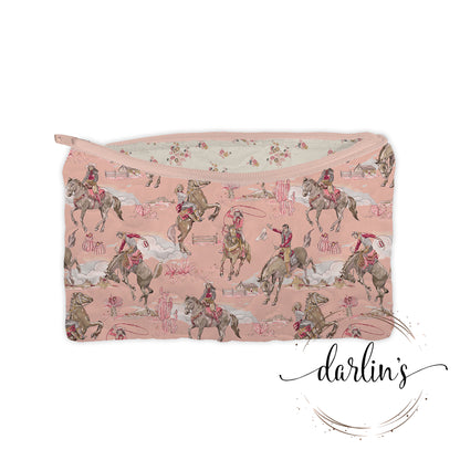 Makeup Bag - Small - Birdie Rose - Monogrammed