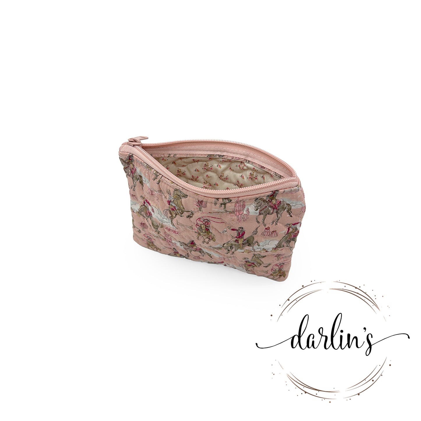 Makeup Bag - Small - Birdie Rose - Monogrammed