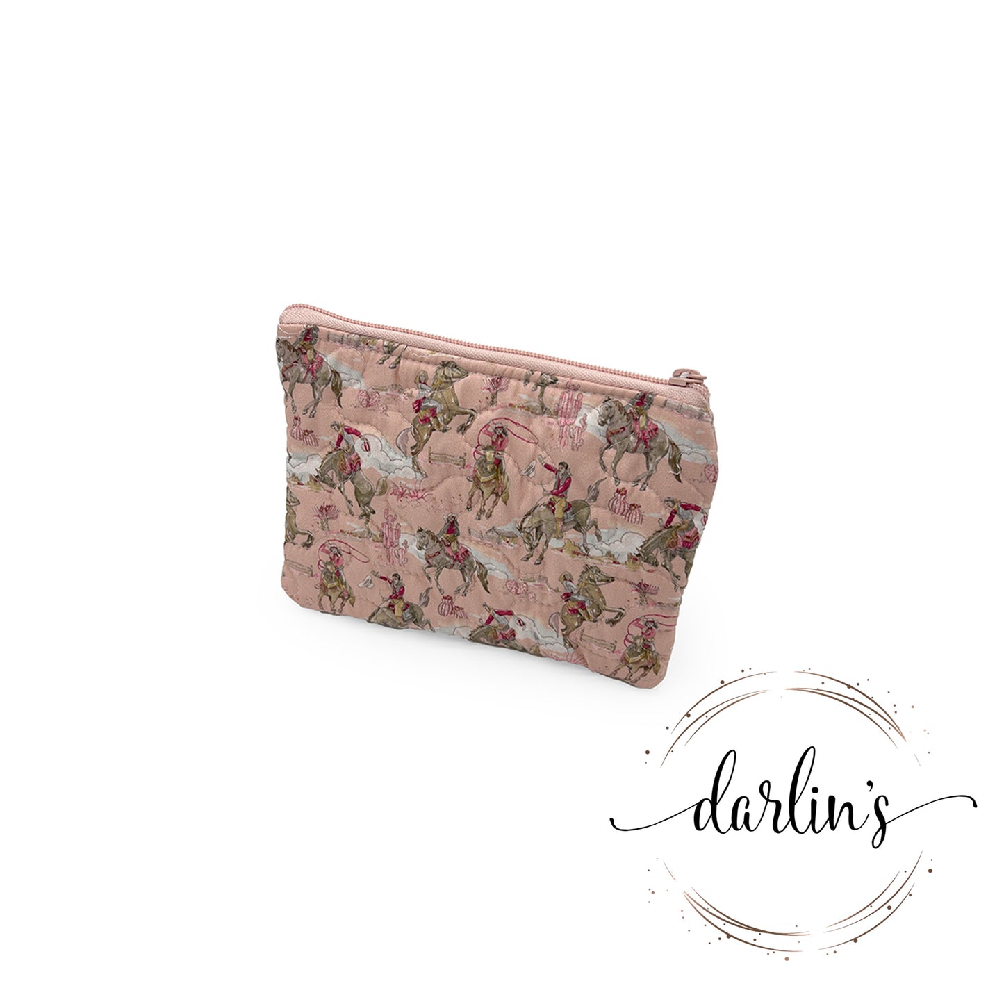 Makeup Bag - Small - Birdie Rose - Monogrammed