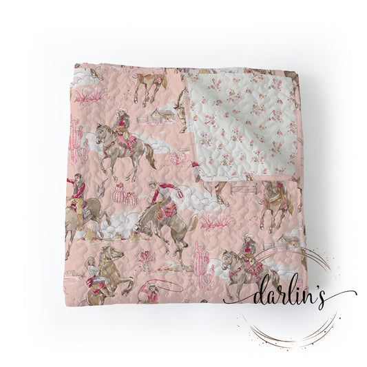 Baby Blanket - Birdie Rose - Monogrammed
