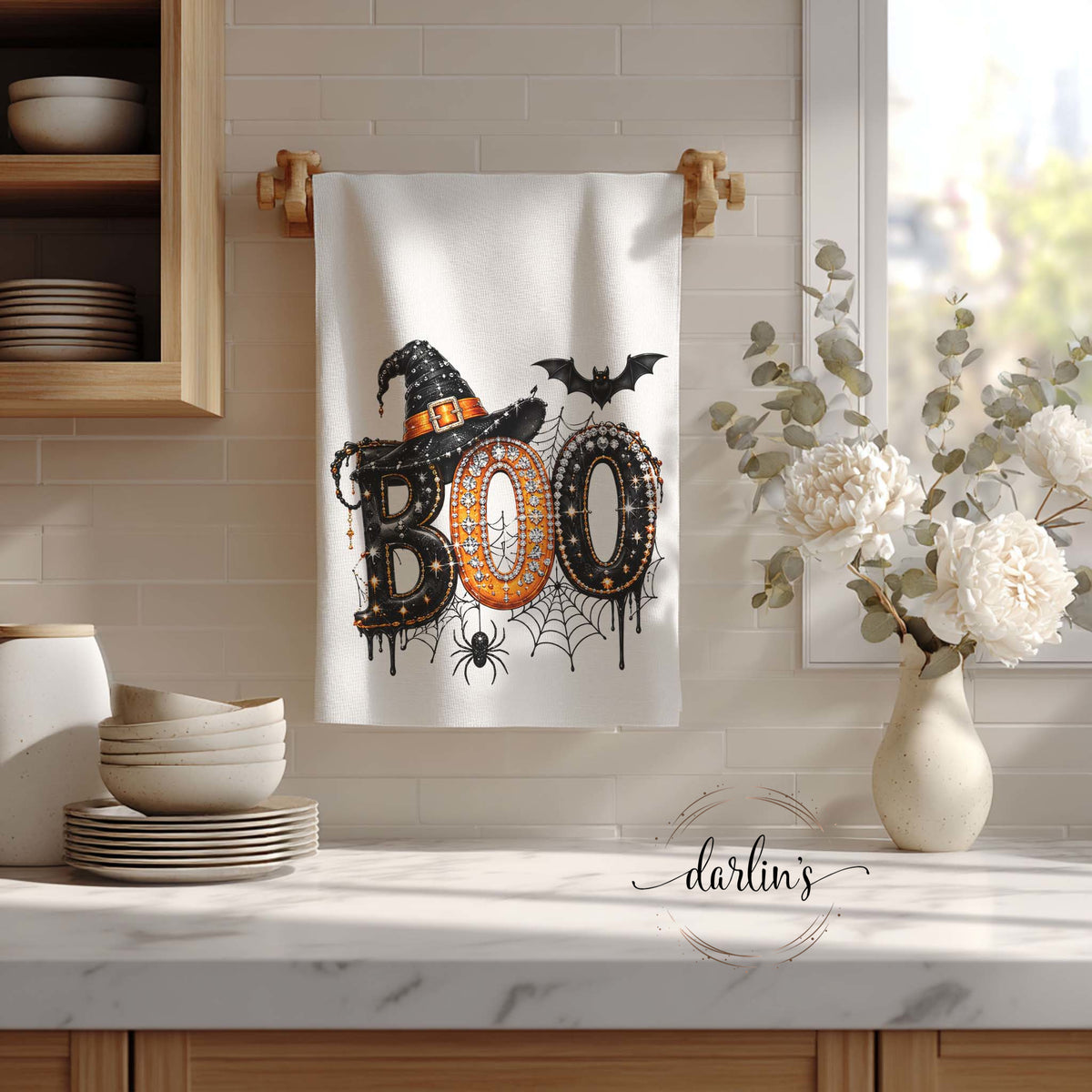 Boo Witchy Kitchen Towel