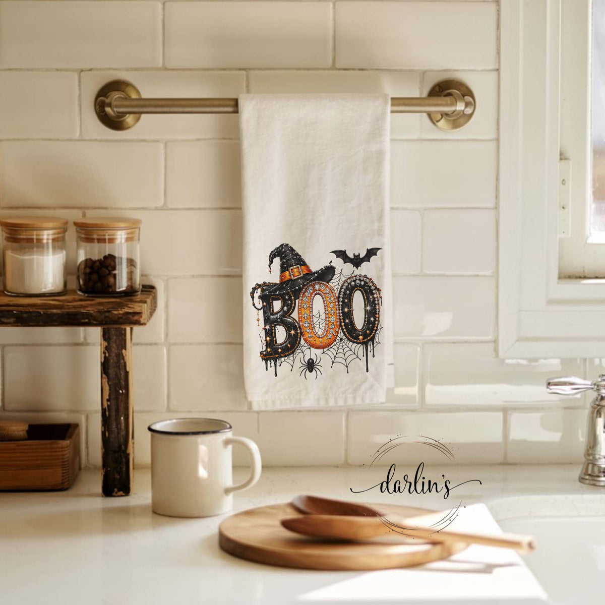 Boo Witchy Kitchen Towel