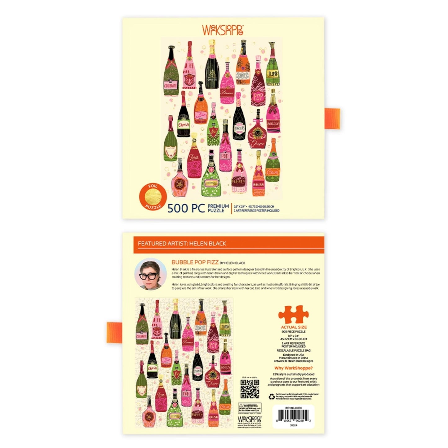Bubble Pop Fiz 500 Piece Christmas Puzzle