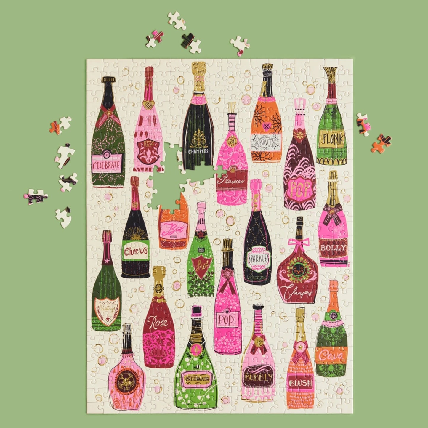 Bubble Pop Fiz 500 Piece Christmas Puzzle