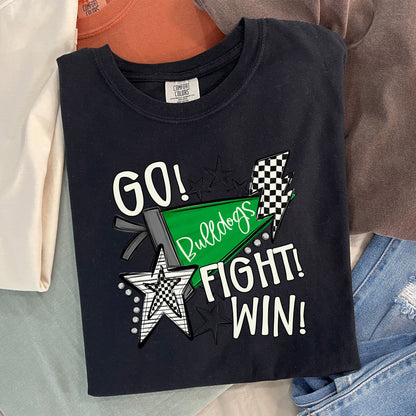 Bulldogs - Go Fight Win Pennants Shirt