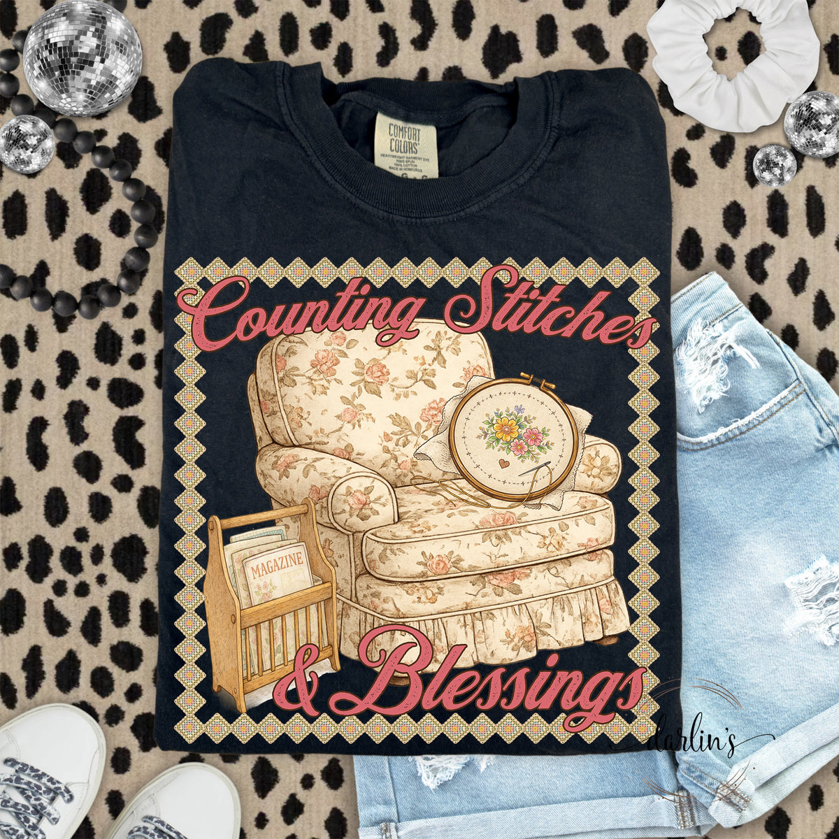 Counting Stitches And Blessings Shirt