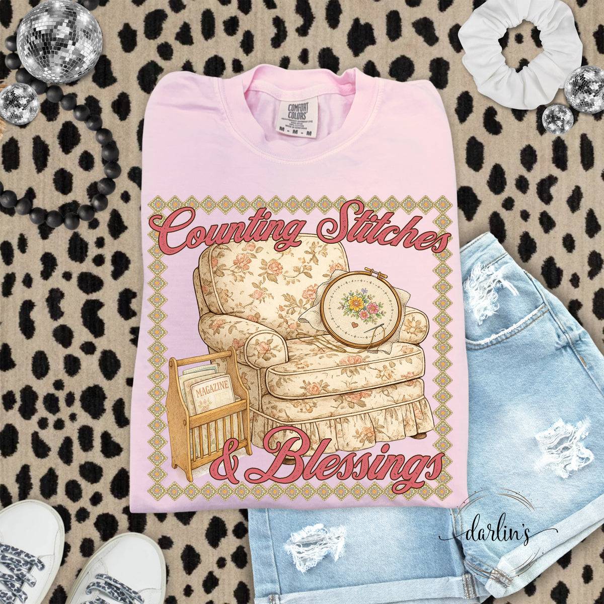 Counting Stitches And Blessings Shirt