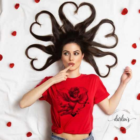 Cupid Halftone Heavier Black Dots Shirt