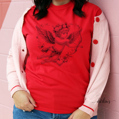 Cupid Halftone Lighter Black Dots Shirt